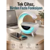 Android Uyumlu Akıllı Bluetooth Hoparlör Kablosuz Şarj Cihazı Standı