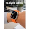 Android ve İOS Uyumlu Uyku ve Sağlık Takibi Yapabilen 3 Kordonlu Akıllı Saat