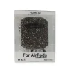 Apple Airpods 2 (2.nesil) Mira Taşlı Kılıf - Siyah