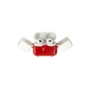 Apple Airpods 3 (3.nesil) Basmalı Kılıf - Kırmızı-beyaz