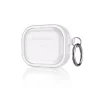 Apple Airpods Pro 2 (2.nesil) Shiny Şeffaf Kılıf - Beyaz