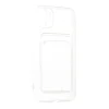 Apple İphone 11 Kılıf Kart Şeffaf Silikon - Şeffaf