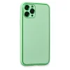 İphone 11 Pro Kılıf Coco Deri Silikon Kapak - Açık Yeşil
