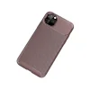 Apple İphone 11 Pro Max Kılıf Auto Focus Karbon Kapak - Kahverengi