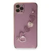 İphone 11 Pro Max Kılıf Esila Silikon - Mor