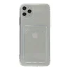 Apple İphone 11 Pro Max Kılıf Kart Şeffaf Silikon - Şeffaf