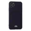 Apple İphone 11 Pro Max Kılıf Kelvin Kartvizitli Silikon - Derin Mor