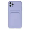 Apple İphone 11 Pro Max Kılıf Kelvin Kartvizitli Silikon - Lila