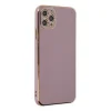Apple İphone 11 Pro Max Kılıf Volet Silikon - Mor