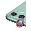 Apple İphone 11 Raze Metal Kamera Lens - Kırmızı