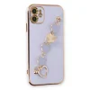 İphone 12 Kılıf Esila Silikon - Lila