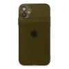 Apple İphone 12 Kılıf Fly Lens Silikon - Siyah