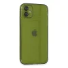 Apple İphone 12 Kılıf Fly Lens Silikon - Yeşil