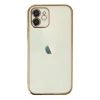Apple İphone 12 Kılıf Razer Lensli Silikon - Gold