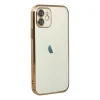 Apple İphone 12 Kılıf Razer Lensli Silikon - Gold