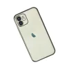 Apple İphone 12 Kılıf Razer Lensli Silikon - Siyah