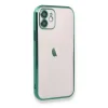 Apple İphone 12 Kılıf Razer Lensli Silikon - Yeşil