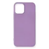 İphone 12 Mini Kılıf First Silikon - Lila