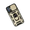 Apple İphone 12 Mini Kılıf Pars Lens Yüzüklü Silikon - Gold