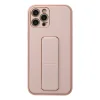Apple İphone 12 Pro Kılıf Coco Deri Standlı Kapak - Pembe
