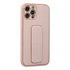 Apple İphone 12 Pro Kılıf Coco Deri Standlı Kapak - Pembe