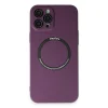 Apple İphone 12 Pro Kılıf Jack Magneticsafe Lens Silikon - Mürdüm