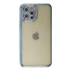 Apple İphone 12 Pro Kılıf Joke Taşlı Silikon - Mavi