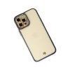 İphone 12 Pro Kılıf Liva Lens Silikon - Mavi