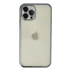 Apple İphone 12 Pro Kılıf Razer Lensli Silikon - Lacivert