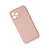 İphone 12 Pro Max Kılıf Coco Deri Silikon Kapak - Pembe