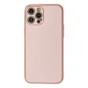 Apple İphone 12 Pro Max Kılıf Coco Karbon Silikon - Pembe