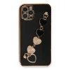 İphone 12 Pro Max Kılıf Esila Silikon - Siyah