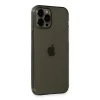 Apple İphone 12 Pro Max Kılıf Fly Lens Silikon - Siyah