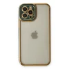 İphone 12 Pro Max Kılıf Liva Lens Silikon - Yeşil