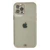 Apple İphone 12 Pro Max Kılıf Liva Taşlı Silikon - Beyaz