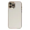 Apple İphone 12 Pro Max Kılıf Volet Silikon - Beyaz