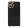 Apple İphone 12 Pro Max Kılıf Volet Silikon - Siyah