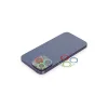 Apple İphone 12 Pro Renkli Kamera Lens Koruma Cam - Mavi-yeşil