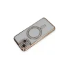 Apple İphone 13 Kılıf Joke Simli Magneticsafe Kılıf - Gold