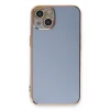 İphone 13 Kılıf Volet Silikon - Mavi