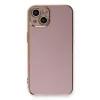 İphone 13 Kılıf Volet Silikon - Mor