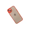 Apple İphone 13 Mini Kılıf Montreal Silikon Kapak - Kırmızı
