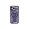 Apple İphone 13 Pro Kılıf Apollo Magneticsafe Desenli Kapak - Apollo Mor - 3