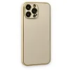 Apple İphone 13 Pro Kılıf Coco Deri Silikon Kapak - Gold
