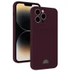 İphone 13 Pro Kılıf Kelvin Kartvizitli Silikon - Derin Mor