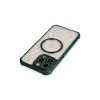 Apple İphone 13 Pro Kılıf Prag Magneticsafe Kapak - Koyu Yeşil