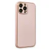 Apple İphone 13 Pro Max Kılıf Coco Karbon Silikon - Pembe