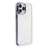 Apple İphone 13 Pro Max Kılıf Element Silikon - Mor