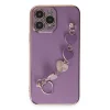 İphone 13 Pro Max Kılıf Esila Silikon - Mor