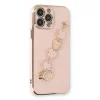 İphone 13 Pro Max Kılıf Esila Silikon - Pudra